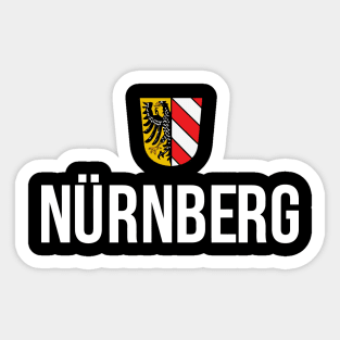 Nurnberg Germany German Flag Sticker